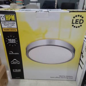 HPM AURA 18W LED OYSTER LIGHT