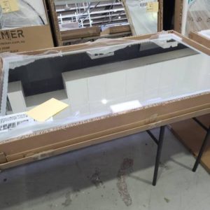 NEW KARA 1200MM LED MIRROR WITH DEMISTER & ADJUSTABLE LIGHT COLOUR 1200MM WIDE X 750MM HIGH RRP$1209 BOX K2