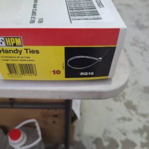 BOX OF 200PCS HPM HANDY CABLE TIES
