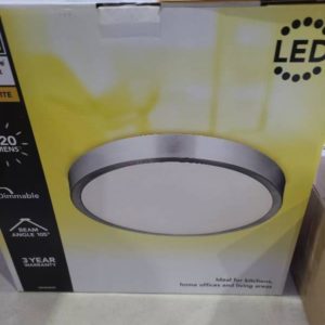 HPM AURA 18W DIMMABLE CEILING OYSTER WARM WHITE LOL023KPS