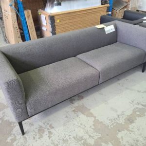 EX HIRE COUCH (TEAR ON ONE SIDE) SOLD AS IS