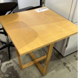 EX DISPLAY SQUARE TABLE SOLD AS IS