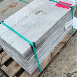 PALLET OF FROZEN BLUE MARBLE COPING/ TREADS 800MM X 145MM X 30MM QTY 36 PIECES NOV11-11