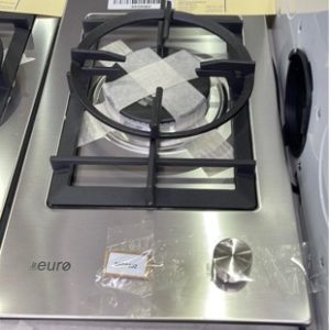 EX DISPLAY EURO EMJG30WSX 30CM DOMINO GAS COOKTOP CAST IRON WITH 3 MONTH WARRANTY
