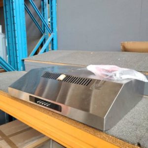 EX DISPLAY EURO EAF600SS2 600MM FIXED RANGE HOOD WITH 3 MONTH WARRANTY