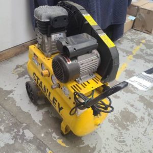 WAREHOUSE CLEAROUT - STANLEY AC6359 AIR COMPRESSOR SOLD AS IS