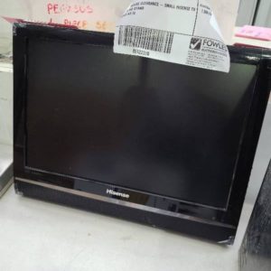 WAREHOUSE CLEARANCE - SMALL HISENSE TV WITH NO STAND SOLD AS IS