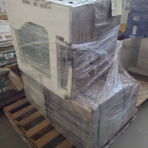 MIXED PALLET OF ASSORTED OVENS WITH DAMAGED DOORS SOLD AS IS NO WARRANTY