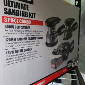 WAREHOUSE CLEAROUT - OZITO SANDING KIT SOLD AS IS