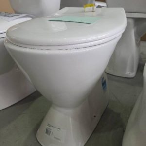 CAROMA PROFILE 4 EASY HEIGHT TOILET SUITE WITH S TRAP 912443W