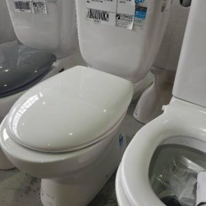 CARAVELLE EASY HEIGHT CLOSE COUPLED TOILET SUITE WITH S TRAP 989200SC