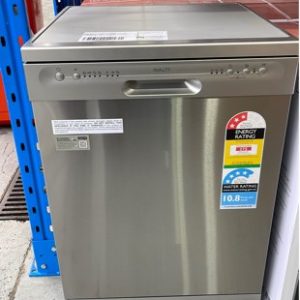 NEW INALTO IDW604S 600MM S/STEEL DISHWASHER WITH 12 PLACE SETTINGS 4 PROGRAMS AND 2 YEAR WARRANTY