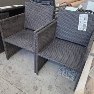 EX DISPLAY OUTDOOR CHAIR NO CUSHIONS SOLD AS IS