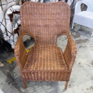 HONEY CANE SQUARE BACK CHAIR