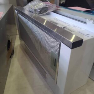 EX DISPLAY EURO ES602SS 600MM SLIDE OUT RANGE HOOD 2 SPEED 440M3 EXTRACT 3 MONTH WARRANTY