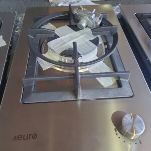 EX DISPLAY EURO EMJG30WSX 300MM DOMINO GAS WOK COOKTOP WITH 3 MONTH WARRANTY