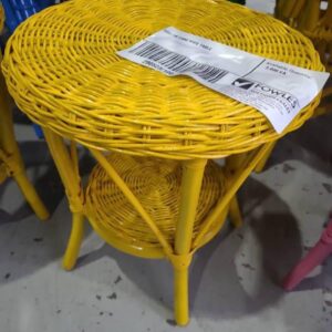 YELLOW CANE KIDS TABLE