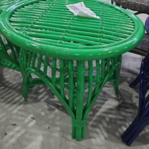 GREEN CANE TABLE