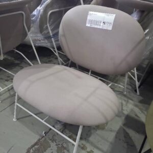 EX HIRE LIGHT PINK CHAIR SOLD AS IS
