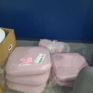 EX HIRE BAG OF SEAT CUSHIONS SOLD AS IS