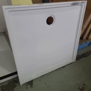 NEW 1000MM X 1000MM POLYMARBLE SHOWER BASE WITH CENTRE WASTE SH-1090