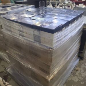 PALLET OF CATERING GLASSWARE - HIGHBALL GLASSES SOLD AS IS
