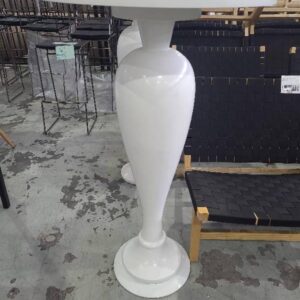 EX HIRE EVENTS BAR TABLE WHITE SOLD AS IS