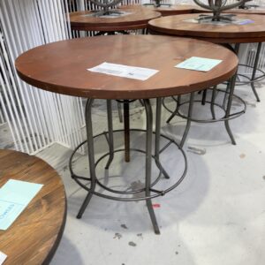EX HIRE INDUSTRIAL TIMBER TABLE SOLD AS IS