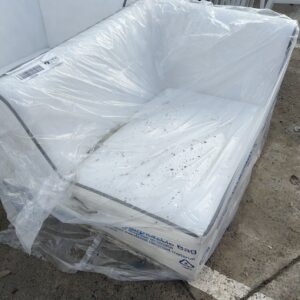 EX HIRE WHITE PU RIGHT SIDE OF COUCH PART ONLY SOLD AS IS