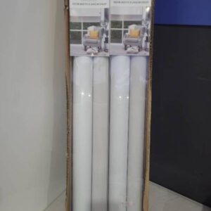 NEW VISIO SILVER DOUBLE ROLLER BLIND 900MM X 2400MM 100% BLOCKOUT