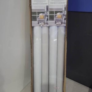 NEW VISIO SILVER DOUBLE ROLLER BLIND 2400MM X 2400MM 100% BLOCKOUT