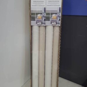 NEW VISIO STONE DOUBLE ROLLER BLIND 1500MM X 2400MM 100% BLOCKOUT