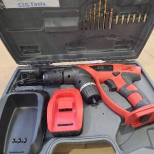 NEW CIG 18 VOLT CORDLESS TWIN DRILL SOLD AS IS