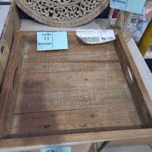 EX HIRE TIMBER TRAY SOLD AS IS