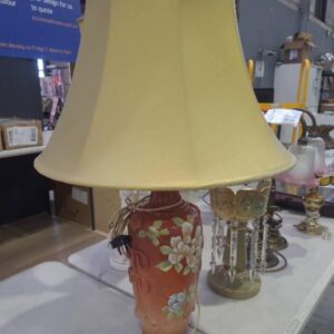 SECONDHAND - LARGE TABLE LAMP WITH SHADE SOLD AS IS