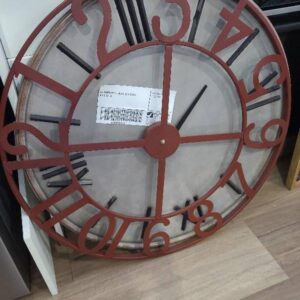 EX PROPERTY STYLING x2 CLOCKS SOLD AS IS