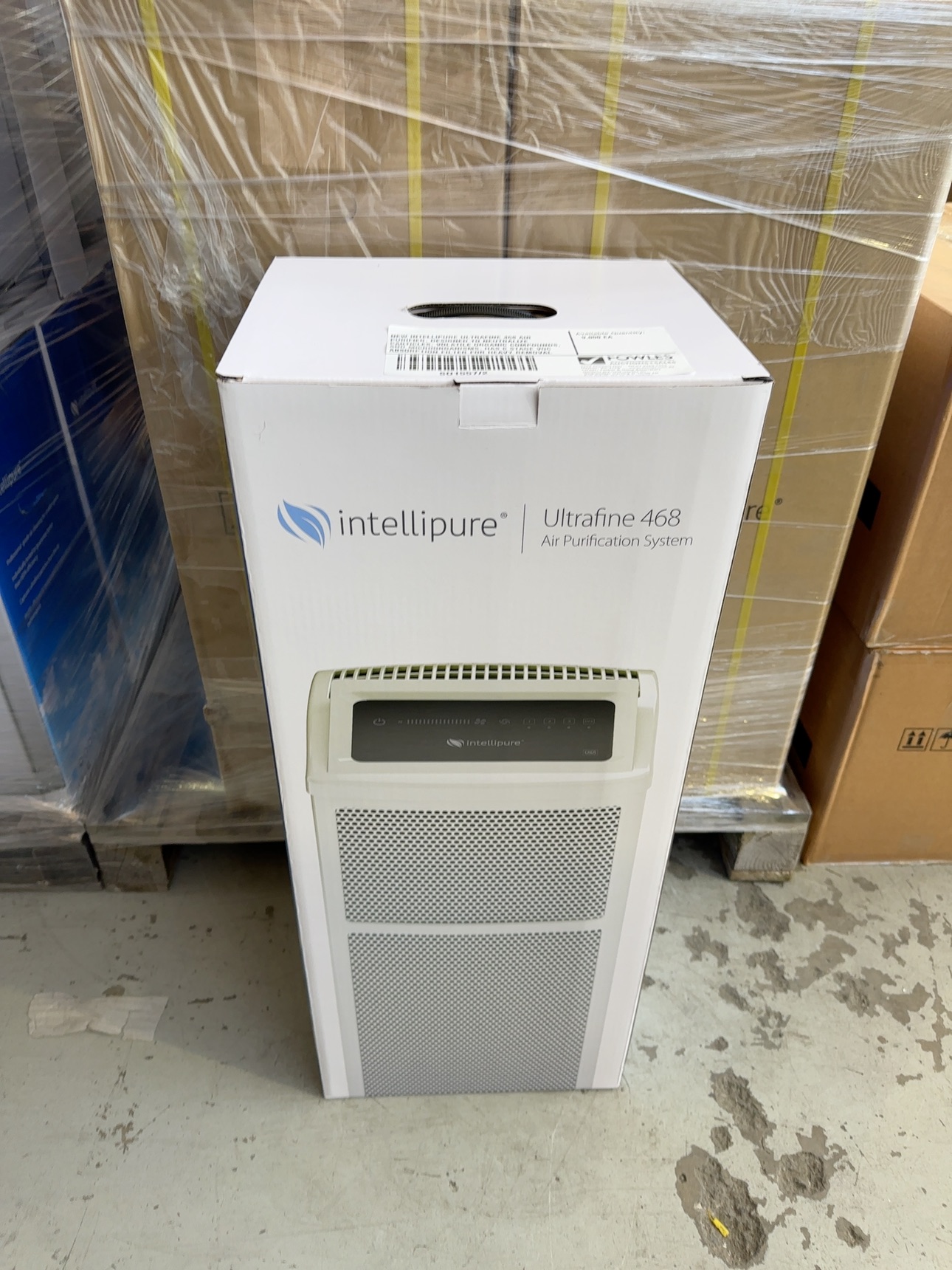 NEW INTELLIPURE ULTRAFINE 468 AIR PURIFIER DESIGNED TO NEUTRALIZE