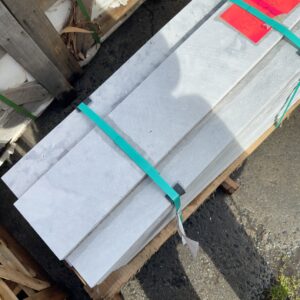PALLET OF GREY APRICOT MARBLE PAVERS 800MM X 200MM X 20MM, 35 PIECES, SEP10-09