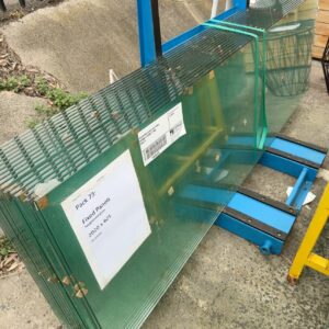TOUGHENED GLASS FIXED PANEL 2020MM X 625MM X 10MM PACK 73