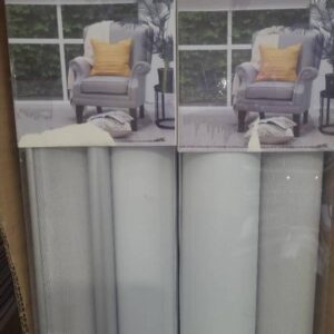 NEW DUSK DOUBLE ROLLER BLIND 1200MM X 2400MM SILVER BLOCKOUT AND SHEER