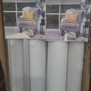 NEW VISIO SILVER DOUBLE ROLLER BLIND 1200MM X 2400MM 100% BLOCKOUT