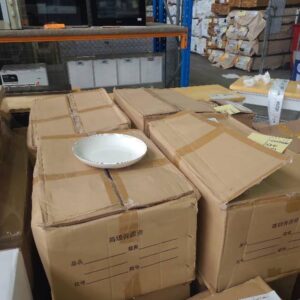 PALLET OF ASSORTED FINE BONE CHINA, ASSORTED PLATES,BOWLS ETC.