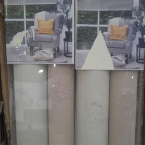 NEW VISIO STONE DOUBLE ROLLER BLIND 1500MM X 2400MM, 100% BLOCKOUT