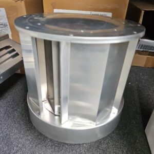SCANDIA GAS VERTICAL HIGH WIND TERMINATION CAP DV991 RRP$139 SUITABLE FOR THROUGH ROOF & ALL VERTICAL INSTALLATIONS