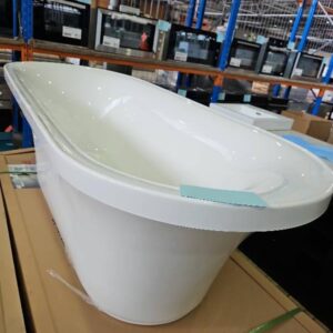 NEW ARGENTO 1750MM FREESTANDING WHITE ACRYLIC BATH TUB 1750MM X 750MM WIDE X 610MM HIGH MODEL ARGENTO