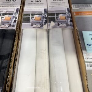 NEW WHITE VISIO DOUBLE ROLLER BLIND 2400MM X 2400MM