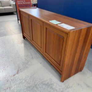 SECONDHAND SOLID JARRAH BUFFET, SOLD AS IS **VERY HEAVY**