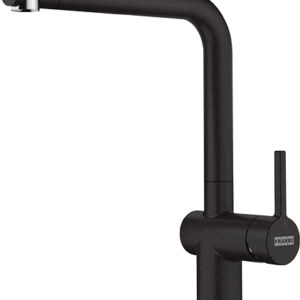 NEW FRANKE TA7730 ACTIVE L SWIVEL SPOUT KITCHEN TAP, CHROME & ONYX, 6 STAR WELS RATED, 12 MONTH WARRANTY CURRENT RETAIL $755