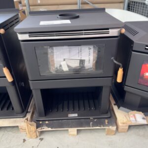 SCANDIA KALORA WOODSTACK 500BX2 WOOD FIRED HEATER, HEATS UP TO 200M2, 3 SPEED FAN CONTROL, 3 MONTH WARRANTY KA500BX2-22-0168, **CARTON DAMAGED STOCK, MARKS OR DENTS, SOLD AS IS**
