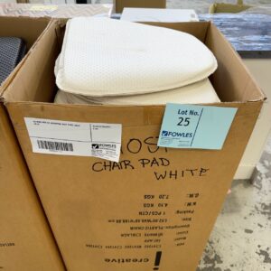EX HIRE BOX OF ASSORTED SEAT PADS, SOLD AS IS